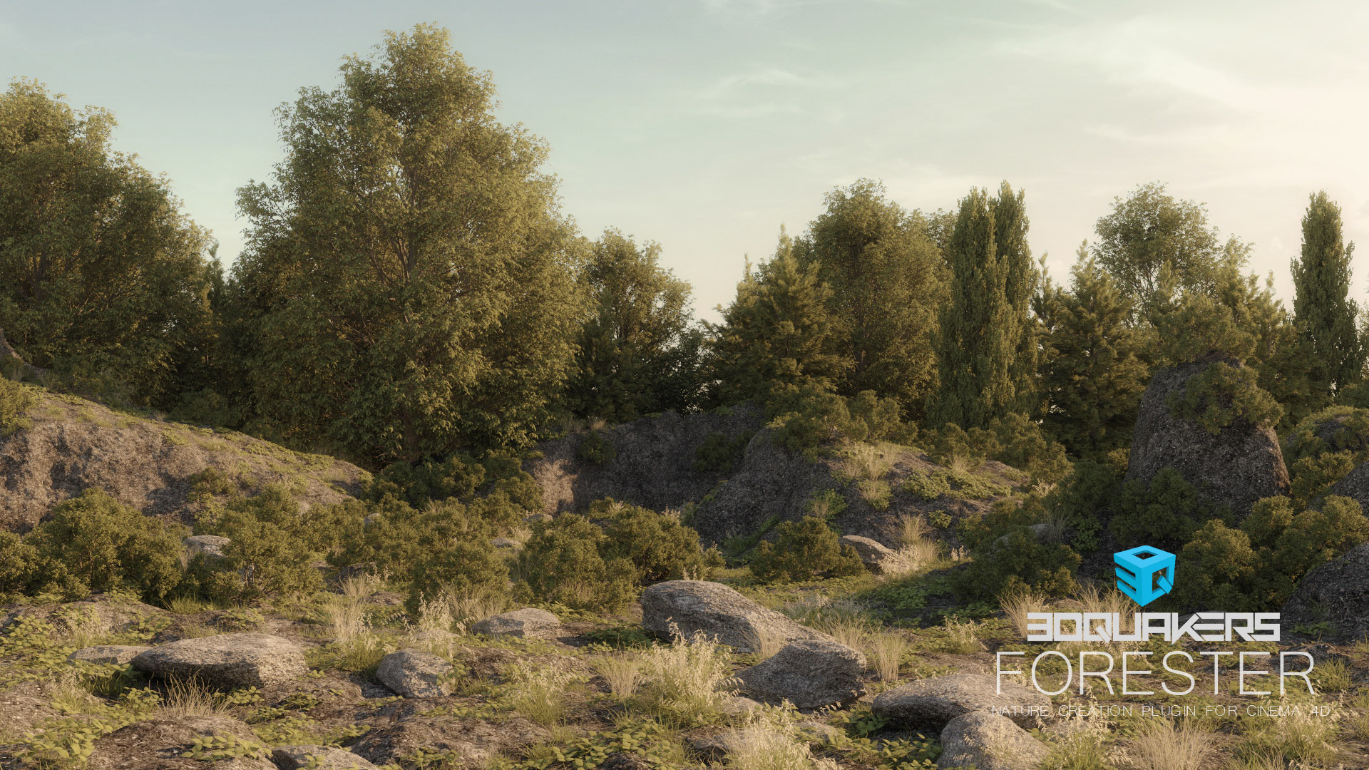 Forester cinema. Forester Cinema 4d. Forester c4d Tutorial. Cinema 4d Forester plugin. Кусты в Forester plugin.